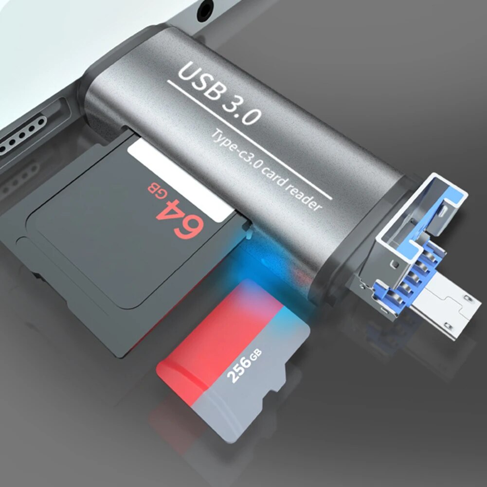 5 in 1 ٱ ī , USB 3.0 C Ÿ ũ USB SD TF ÷ ̺, ޸ ī ǵ , Ʈ ׼